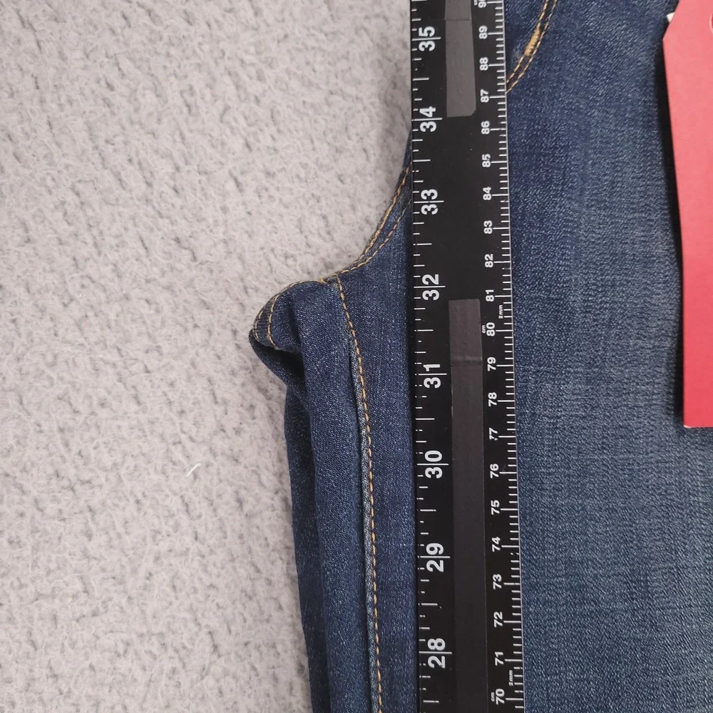 LEVIS 710 Jeans Size 28L 6 Long Super Skinny Mid Rise Dark Wash Denim NEW
